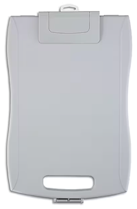CLIPBOARD, PLASTIC, WITH STORAGE, LETTER SIZE, GREY MAIN